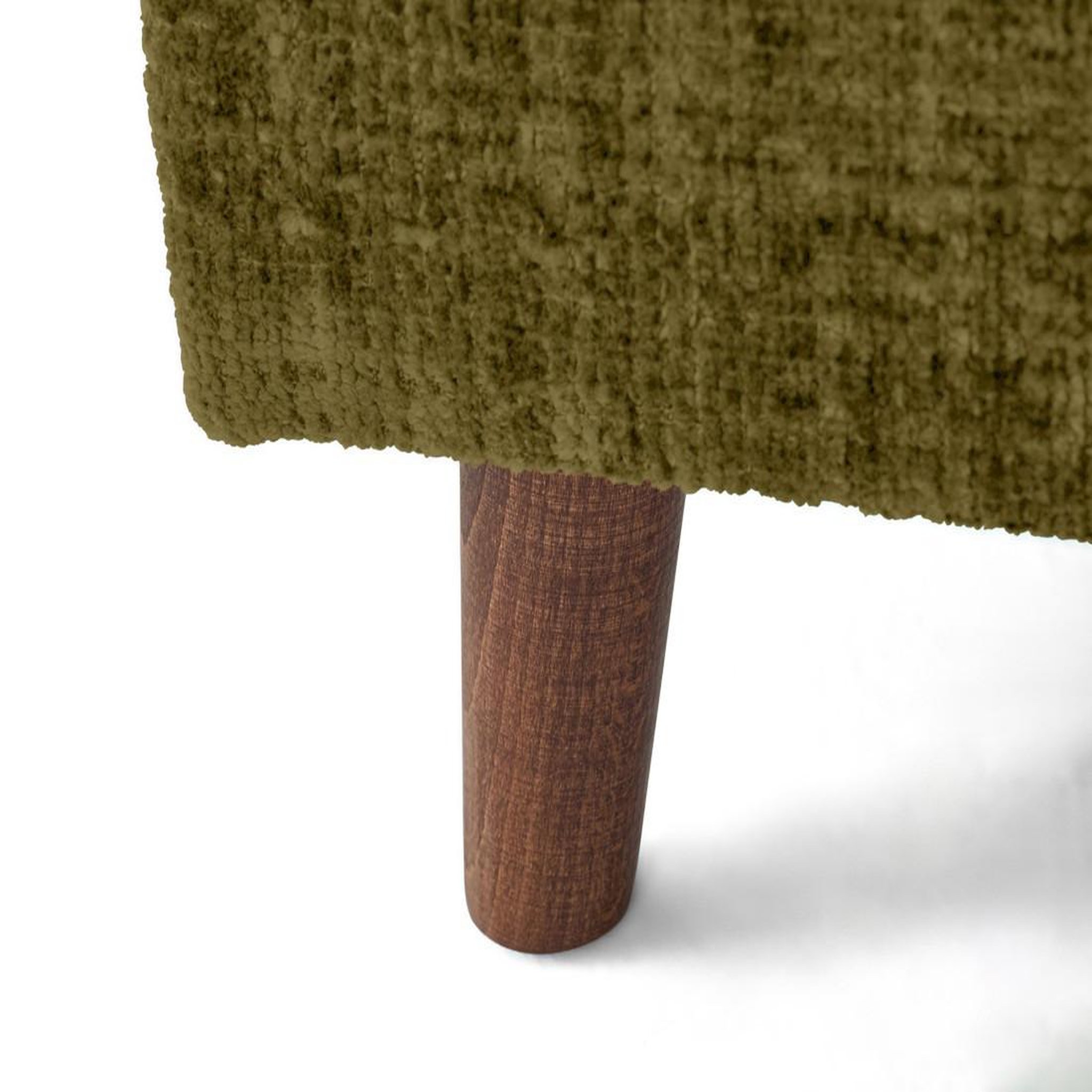 Voir la diapositive 2 : LISA DESIGN Rune - canapé d'angle droit 4 places en velours texturé
