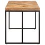 Voir la diapositive 3 : VIDAXL Table a dîner 160x70x76 cm Bois massif d'acacia et de manguier