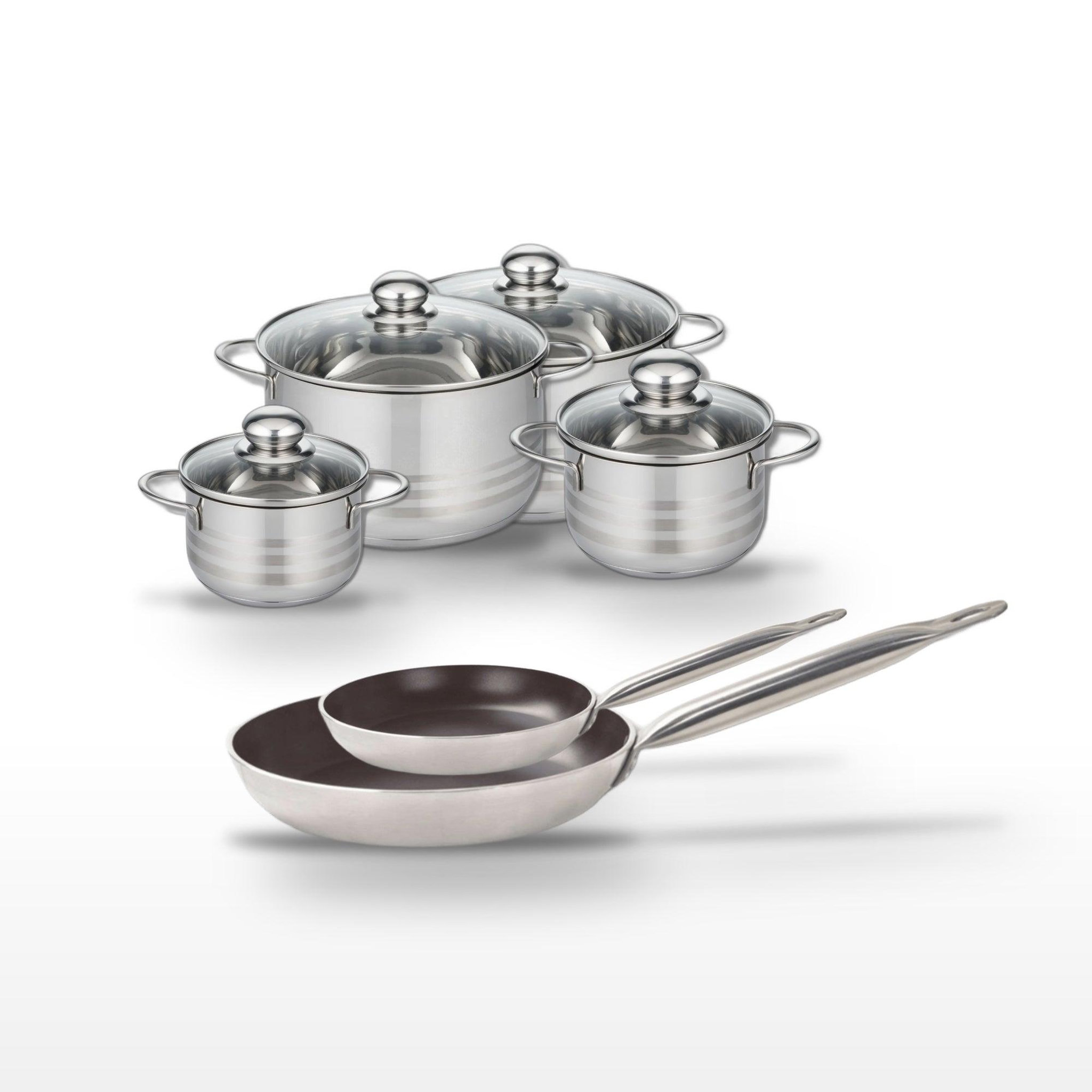 ELO Lot poêles 24/32cm & faitouts 14/16/20/24cm elo bistro line