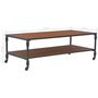 Voir la diapositive 6 : VIDAXL Table basse avec etagere 120x60x40 cm Bois de sapin massif