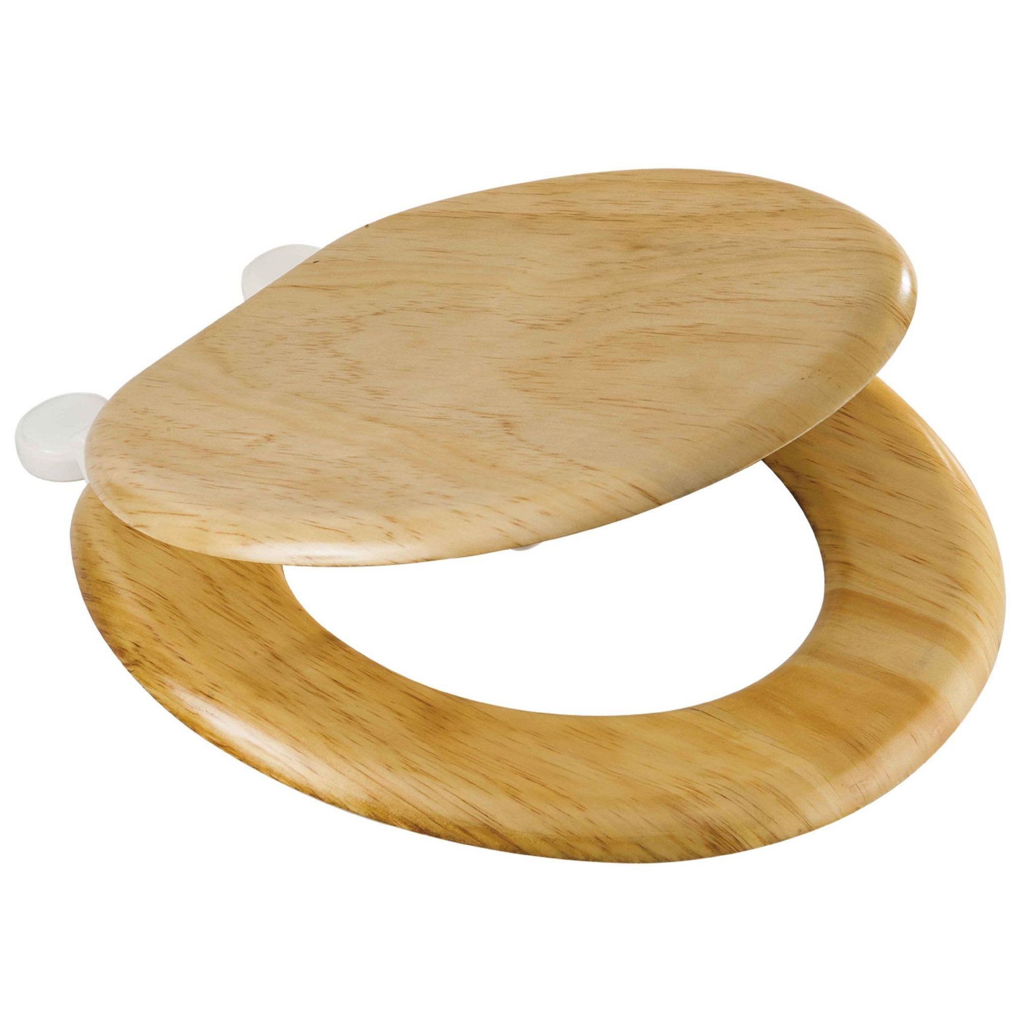Msv Abattant wc en pin naturel