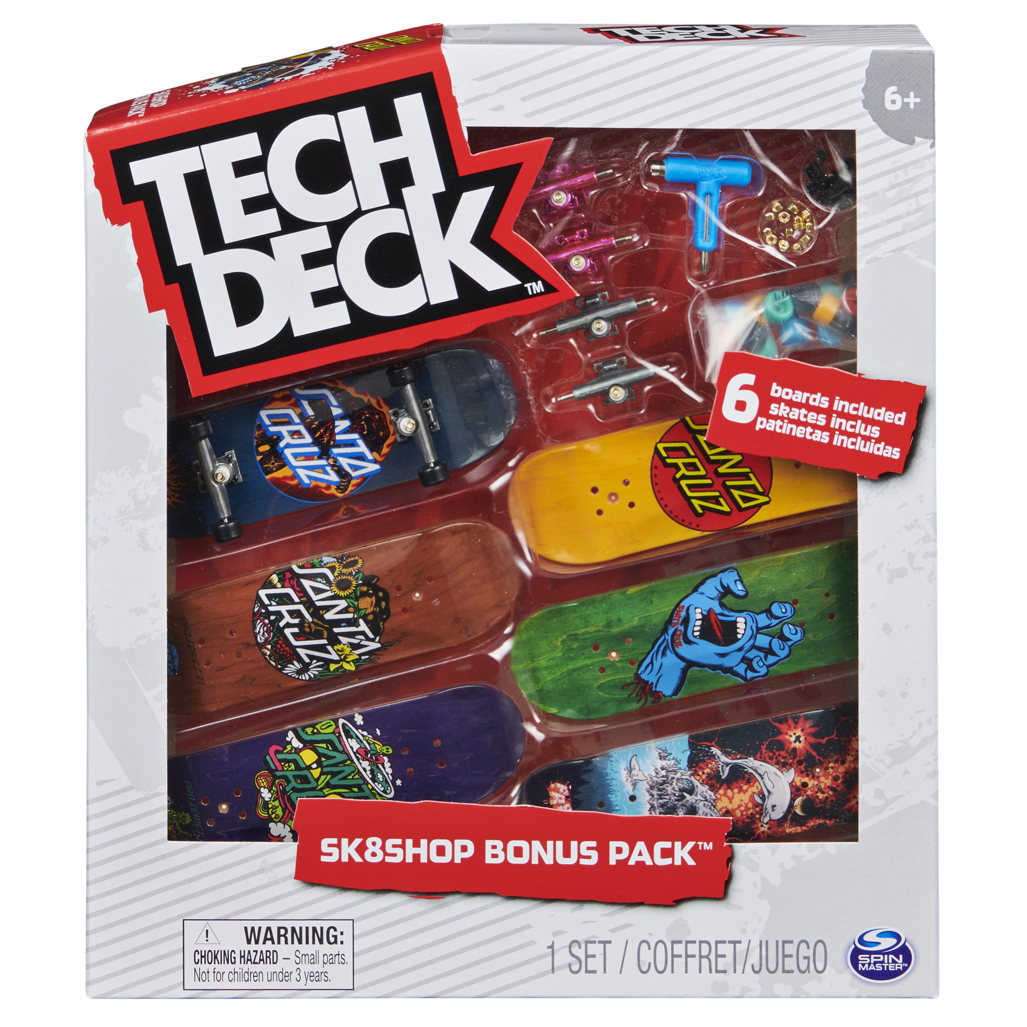 Voir la diapositive 5 : SPIN MASTER Skate Shop Bonus Pack Tech Deck