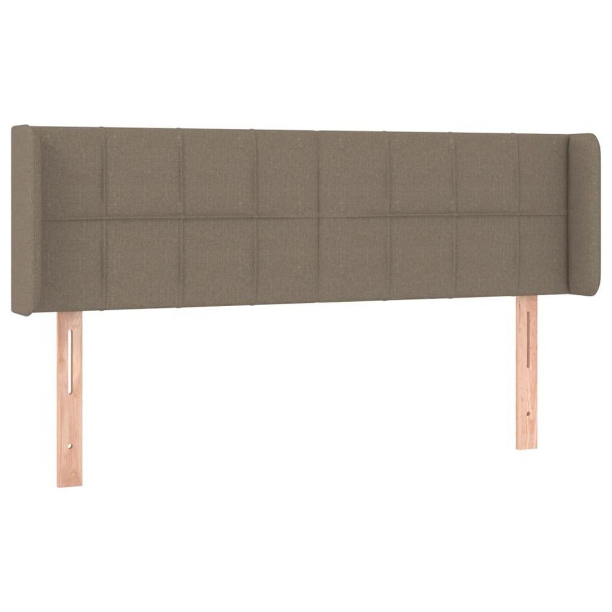VIDAXL Tete de lit a LED Taupe 147x16x78/88 cm Tissu