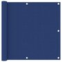 VIDAXL Ecran de balcon Bleu 90x500 cm Tissu Oxford