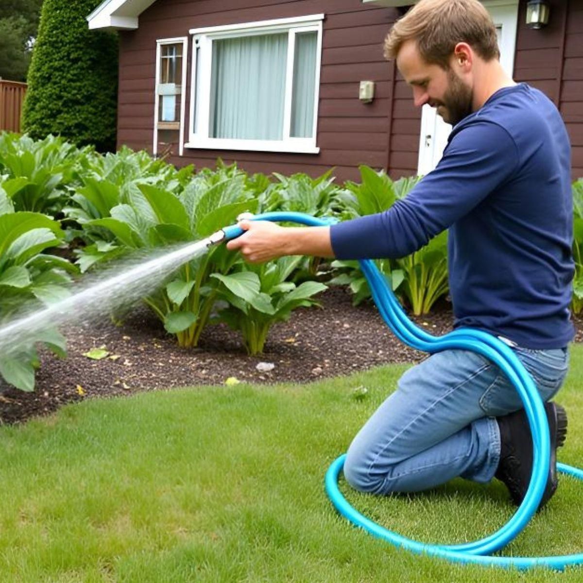 VITO Garden Tuyau Arrosage 50m Ultra renforcé Anti-UV, Flexible et Haute résistance Diamètre 19mm Jardin Potager VITO