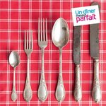 Paris Prix Lot de 20 Serviettes en Papier  Couverts Vintage  38x38cm Rouge