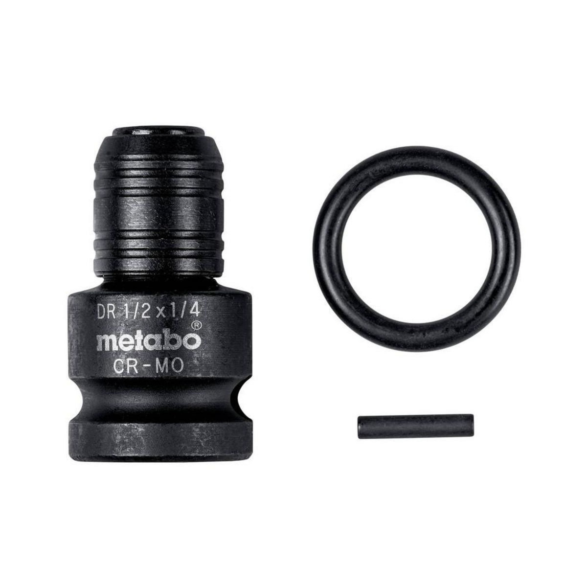 METABO SAS Adaptateur  1/2  à 1/4  pour visseuse à chocs E6.3 - 3-pieces