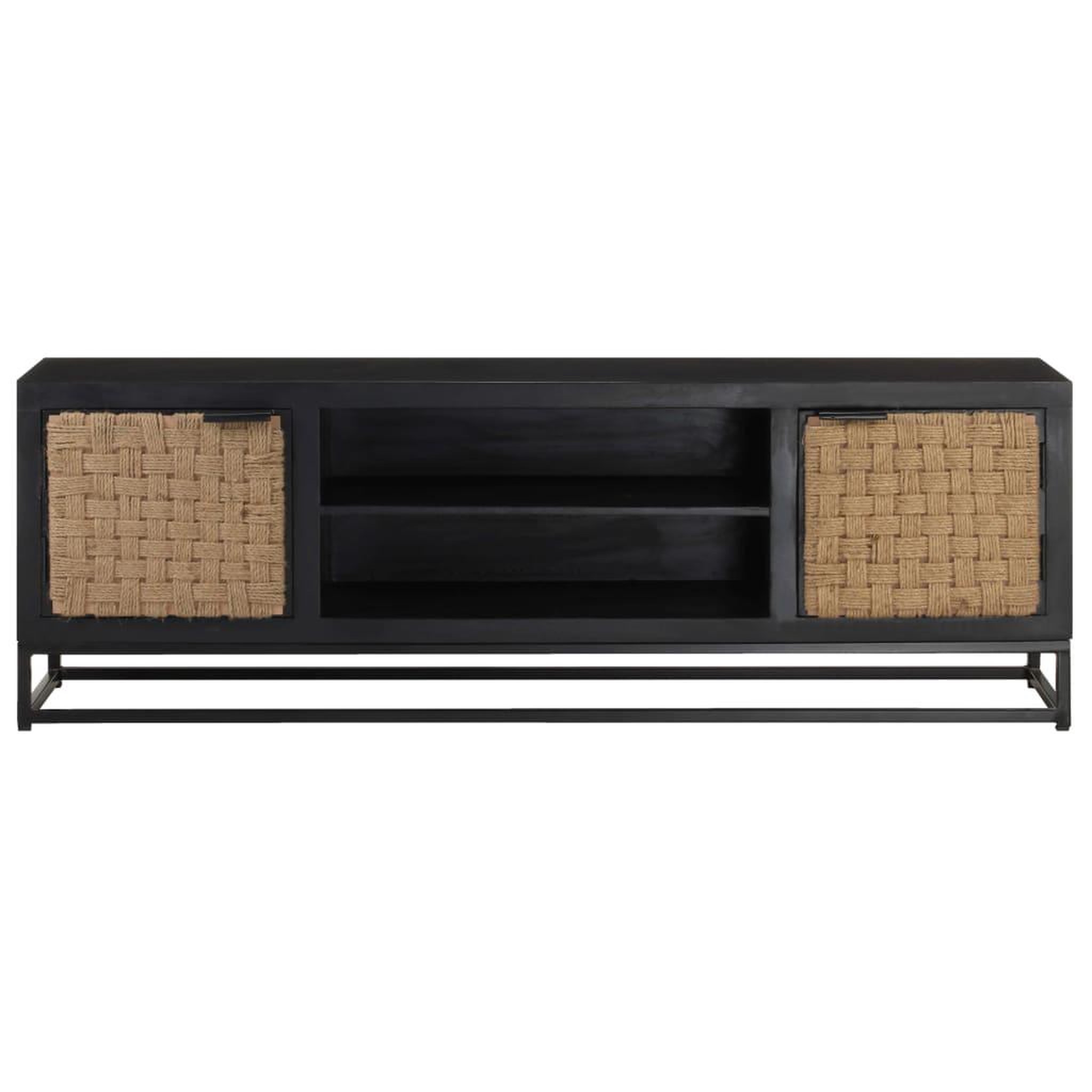 Voir la diapositive 2 : VIDAXL Meuble tv 120x30x40 cm bois massif de manguier