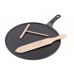 Chasseur Crêpière en fonte 30cm noir - 3290noir