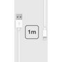 Voir la diapositive 3 : ESSENTIEL B Câble Lightning vers USB 1M certifié Apple Blanc