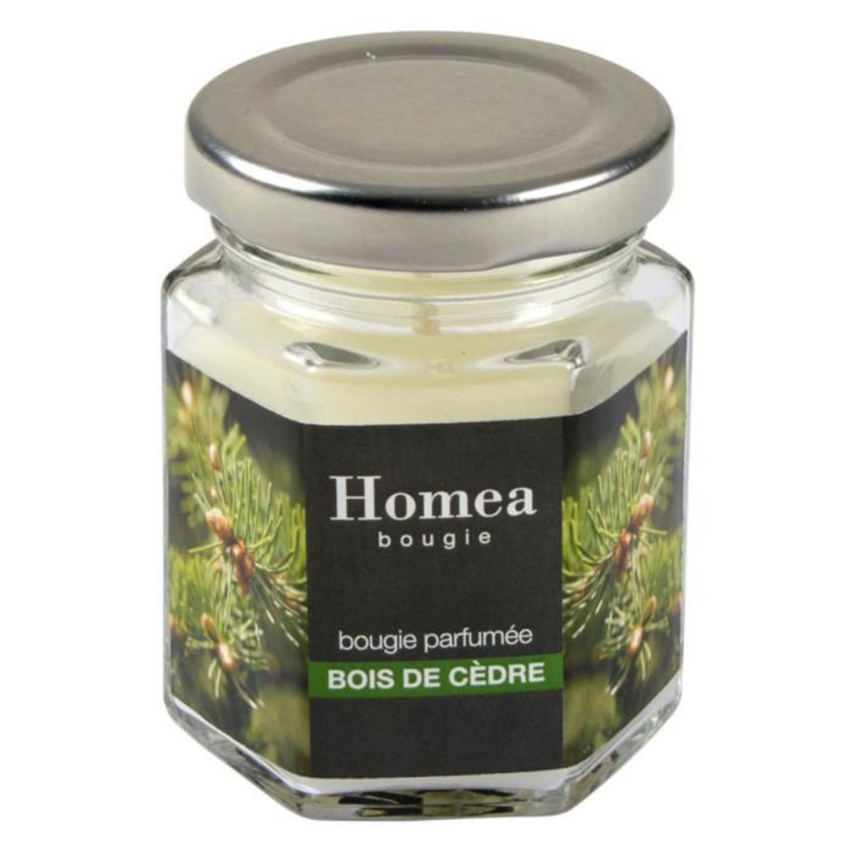 Paris Prix Bougie Verrine Parfumée  Essentiel  7cm Bois de Cèdre