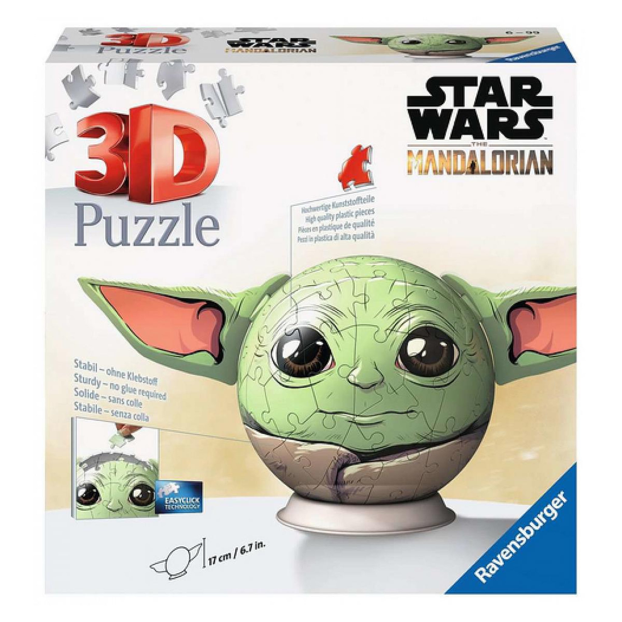 RAVENSBURGER Pz 3D Ball 72p Star Wars Grogu