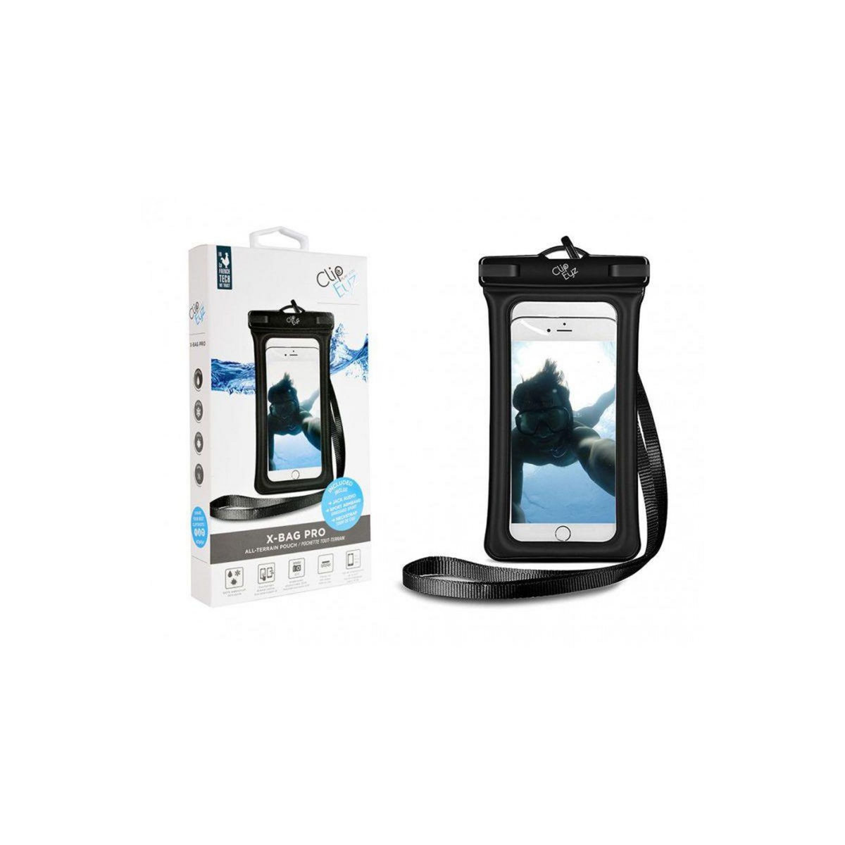 CLIPEYZ Etui Pochette étanche tout terrain noir