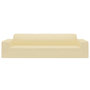 Voir la diapositive 3 : VIDAXL Housse extensible de canape 4 places Creme Jersey de polyester