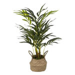 ATMOSPHERA Plante Artificielle en Pot  Palmier  80cm Vert & Beige