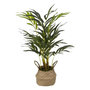 Voir la diapositive 1 : ATMOSPHERA Plante Artificielle en Pot  Palmier  80cm Vert & Beige