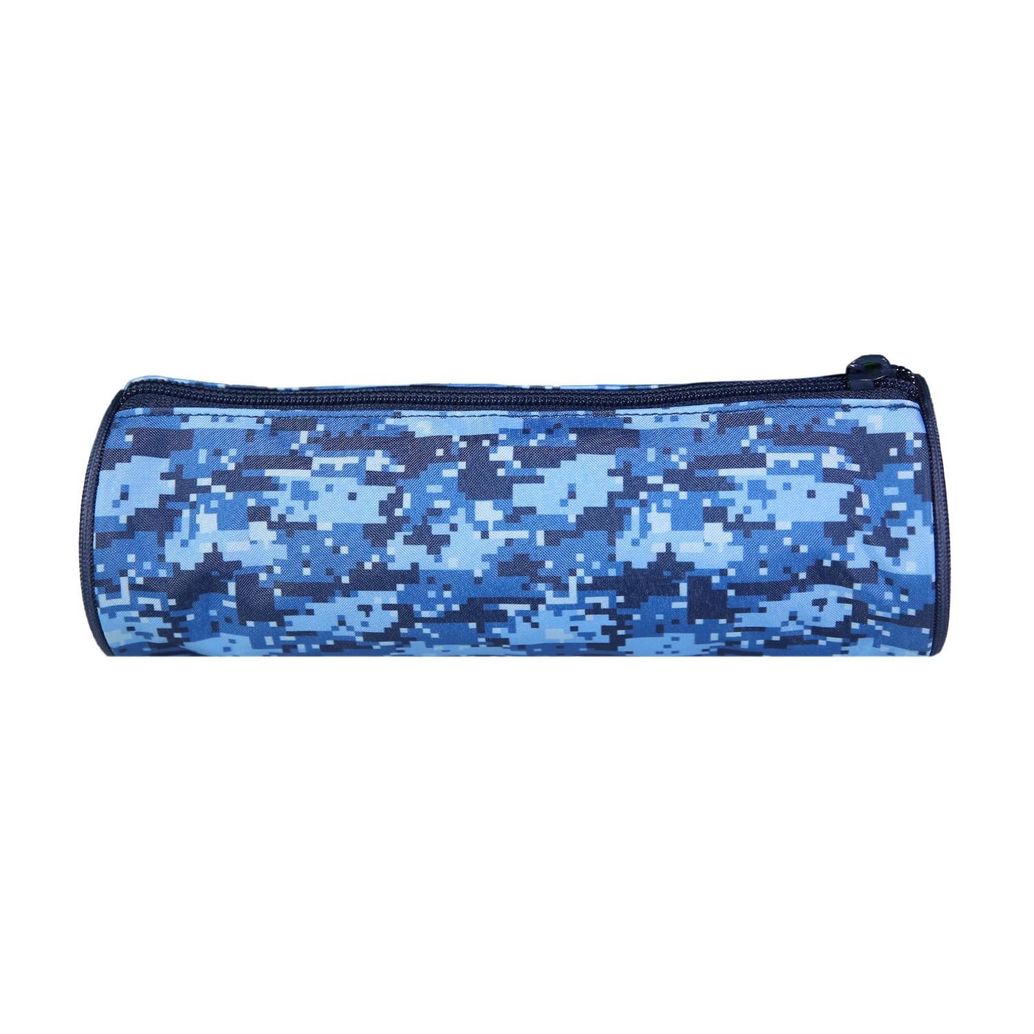 Voir la diapositive 4 : Bagtrotter BAGTROTTER Trousse scolaire ronde Offshore Bleu