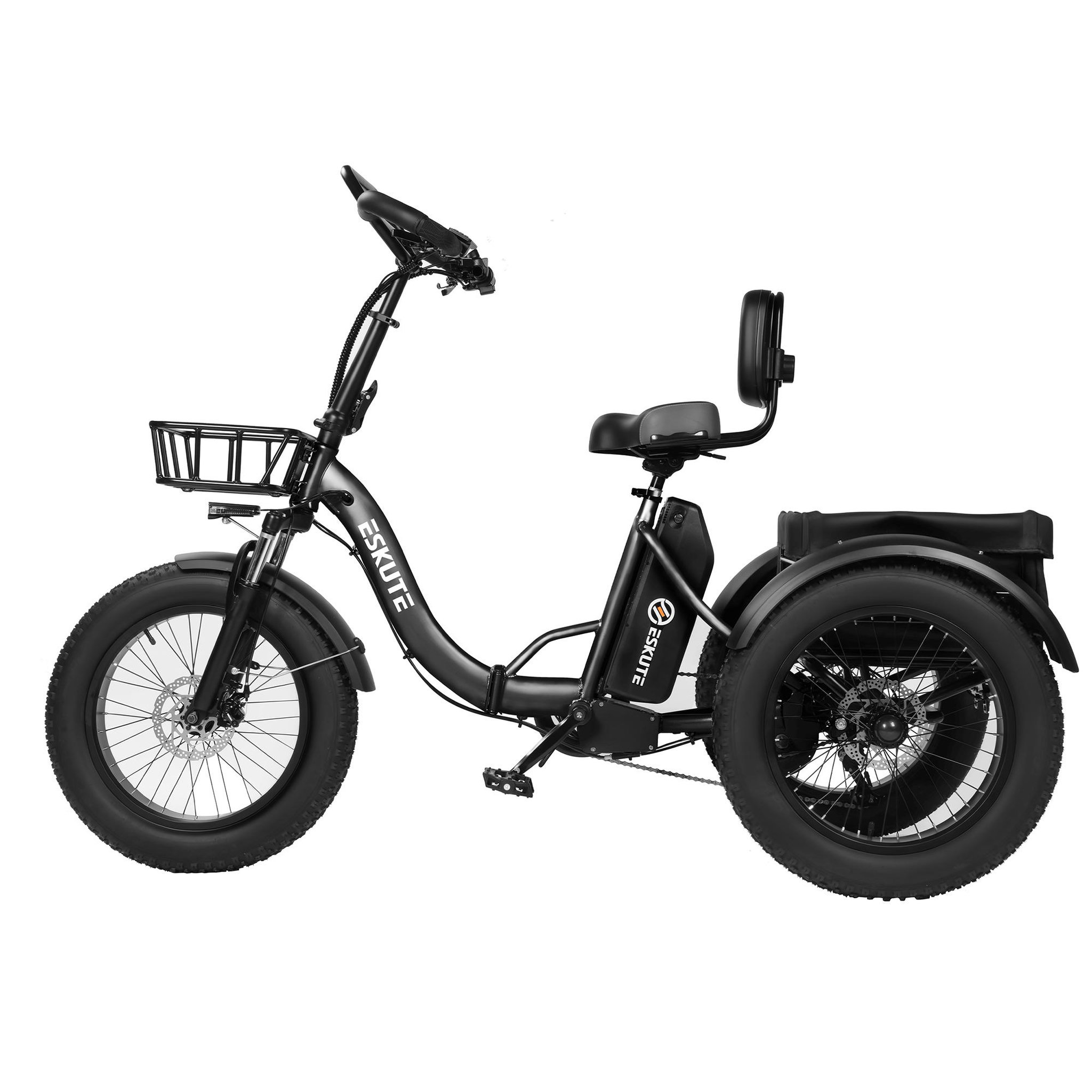 Voir la diapositive 2 : ESKUTE Tricycle Électrique 20  ESKUTE T302PRO