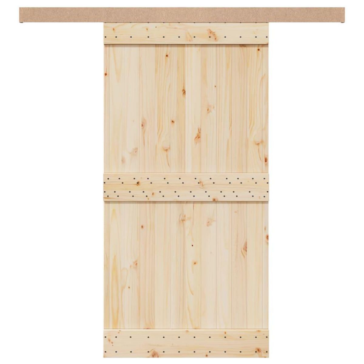 VIDAXL Kit de quincaillerie de porte coulissante alliage d'aluminium