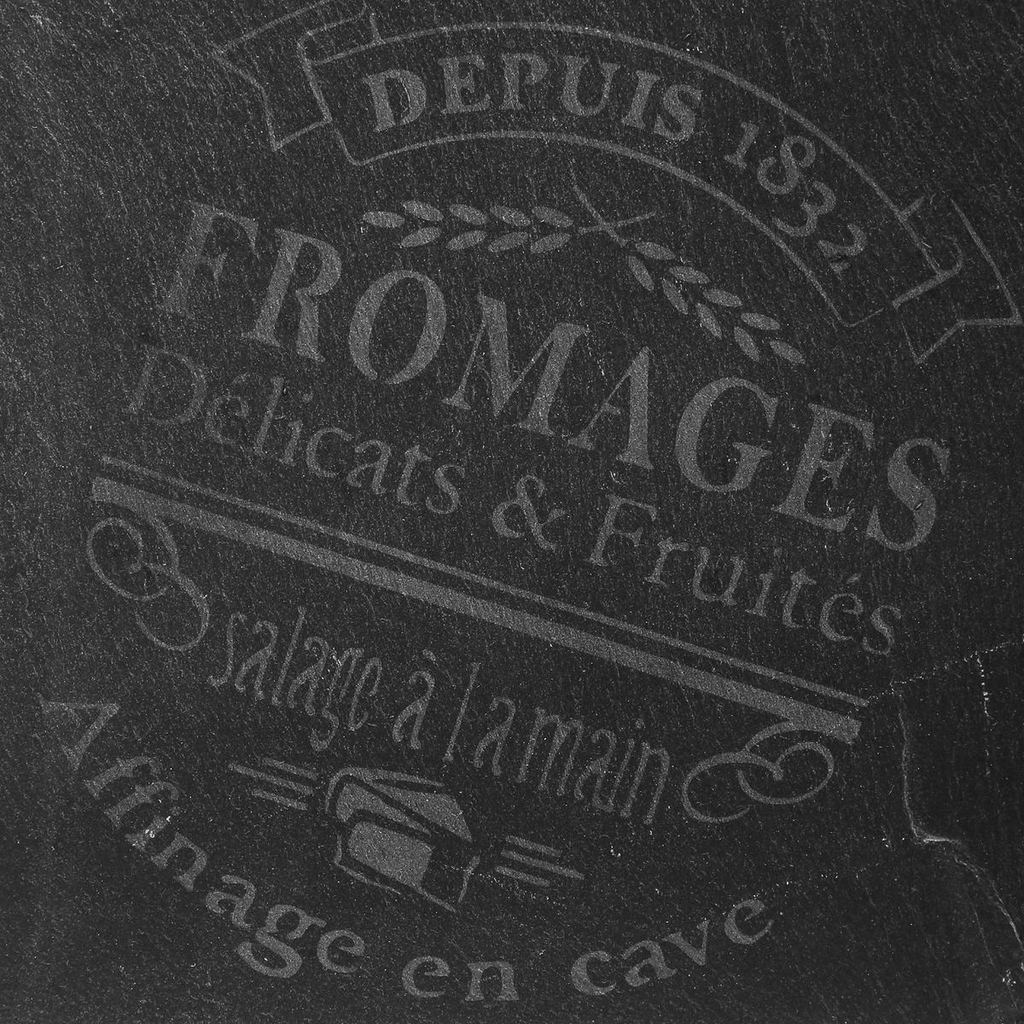 Voir la diapositive 6 : SECRET DE GOURMET Service à fromage avec 3 couteaux - gris foncé