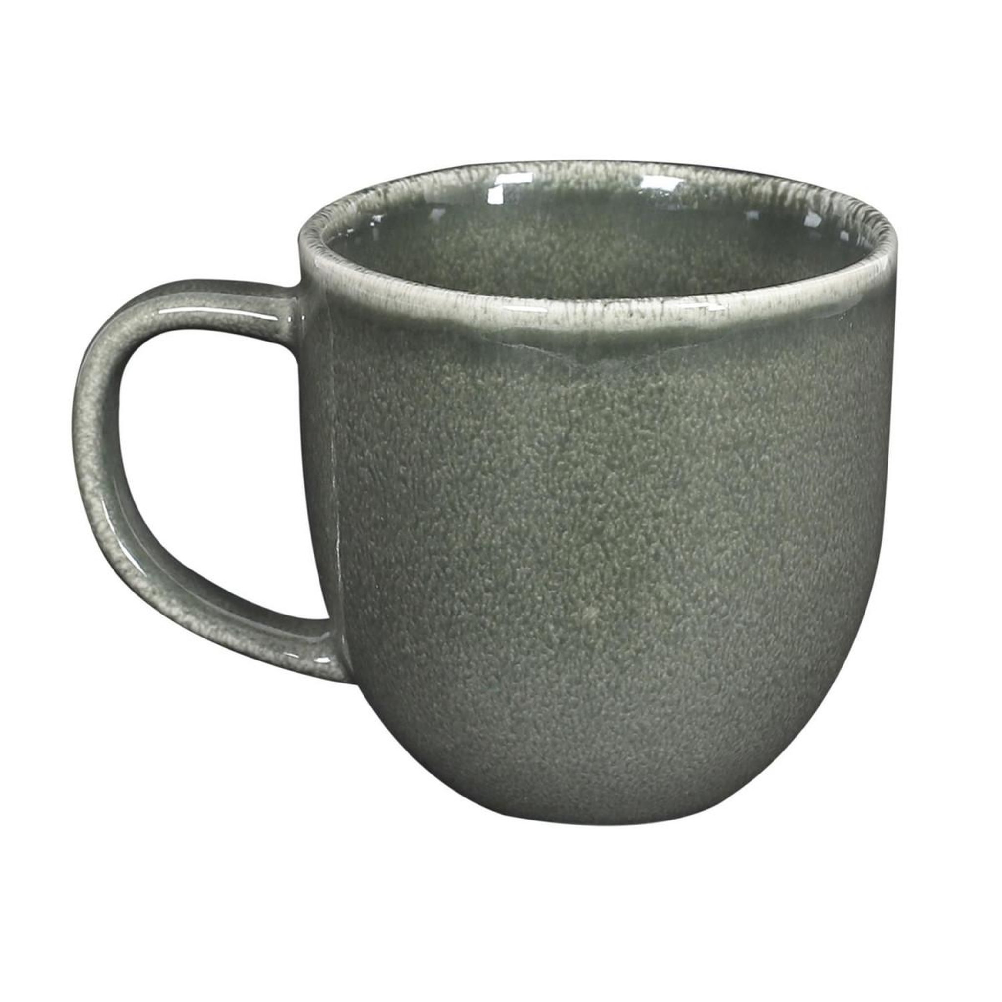 Voir la diapositive 2 : The Home Deco Factory Lot de 6 mugs en céramique  black forest  30cl vert