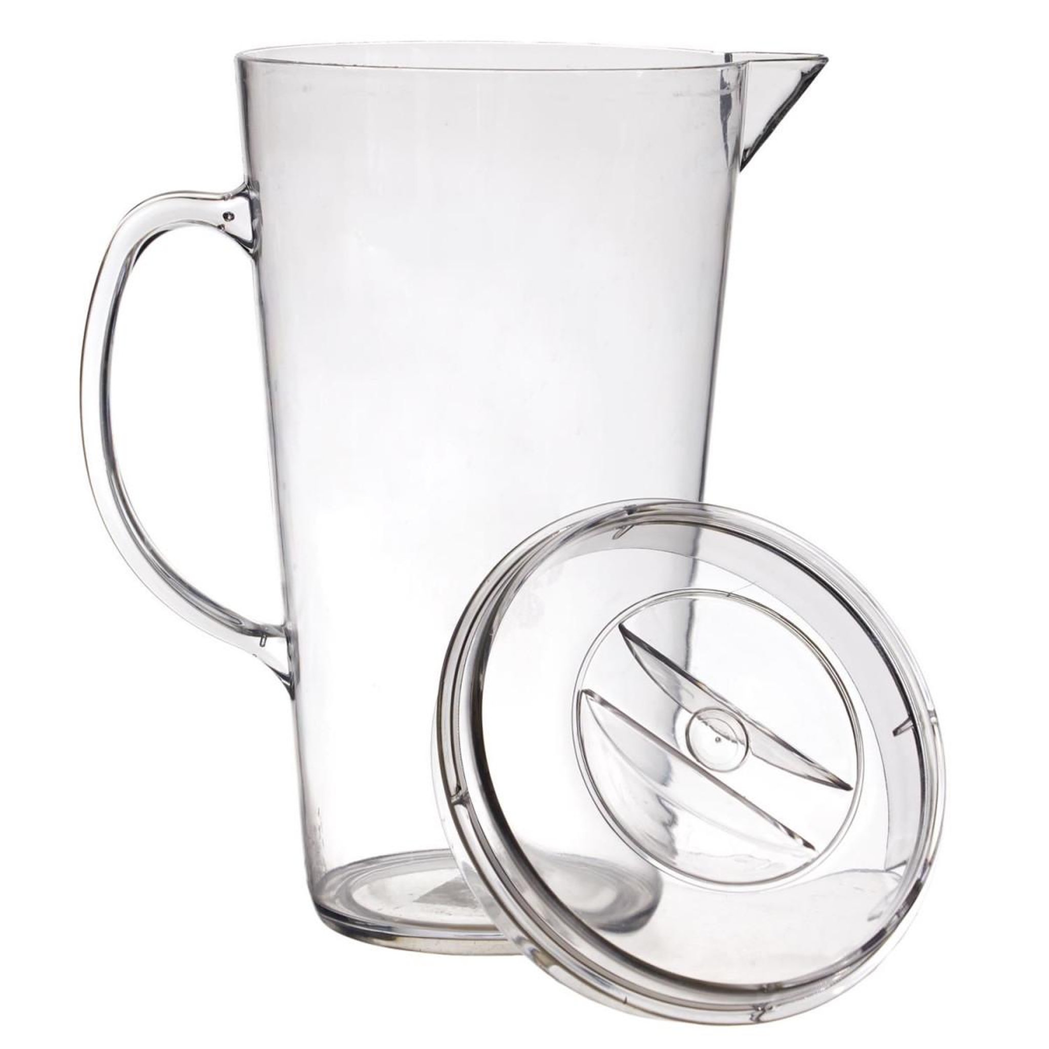 Voir la diapositive 3 : The Home Deco Factory Pichet & 4 verres  bain de soleil  25cm transparent