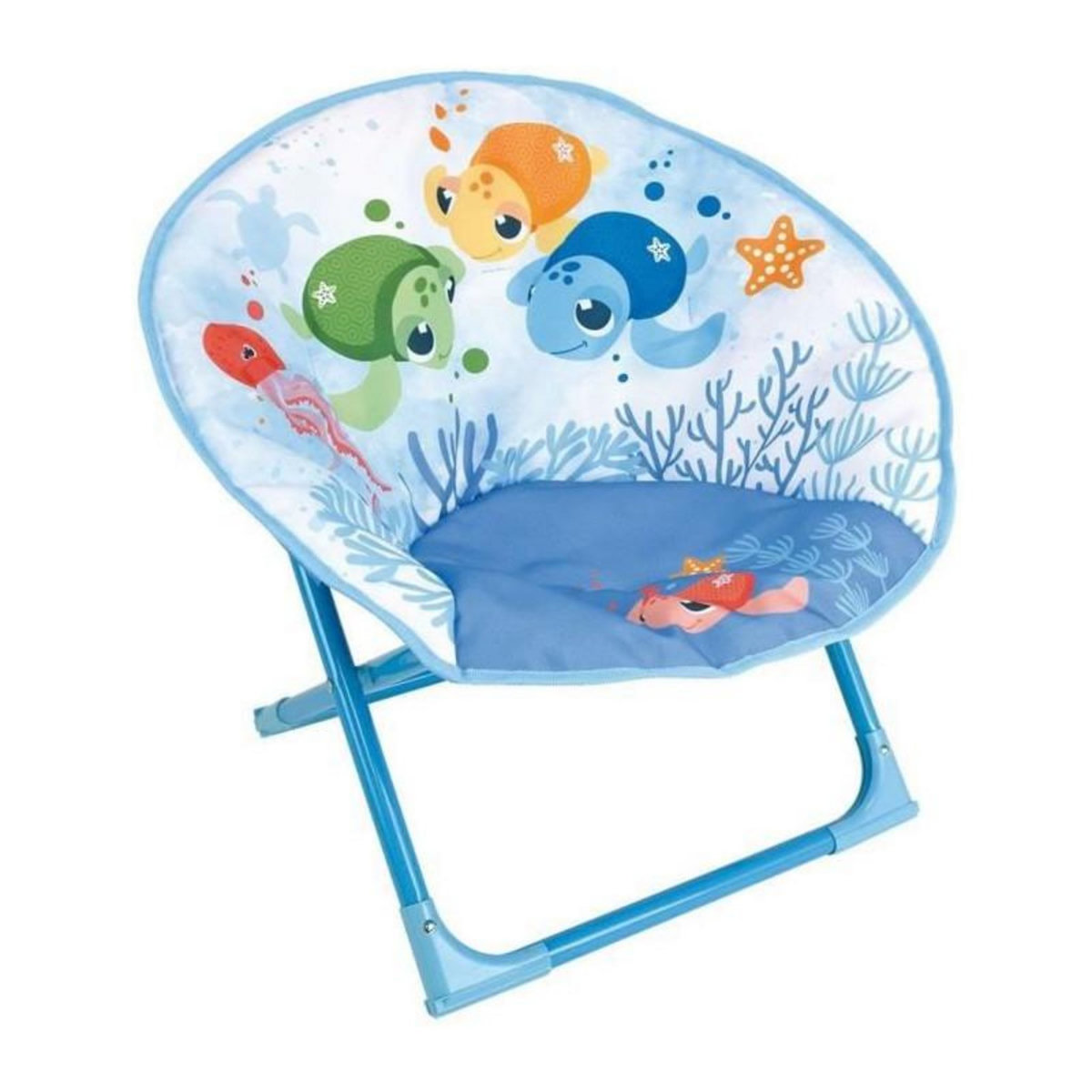 Fun House Fun house ma petite carapace siege lune pliable tortues aquatiques pour enfant h.47 x l.54 x p.42 cm