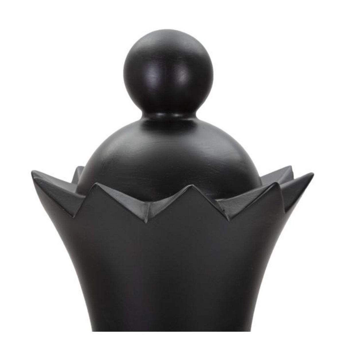 Paris Prix Pièce d'Échec Déco en Résine  Reine  50cm Noir