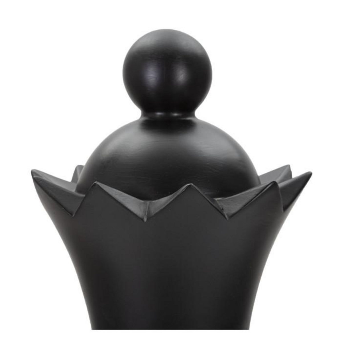 Paris Prix Pièce d'Échec Déco en Résine  Reine  50cm Noir
