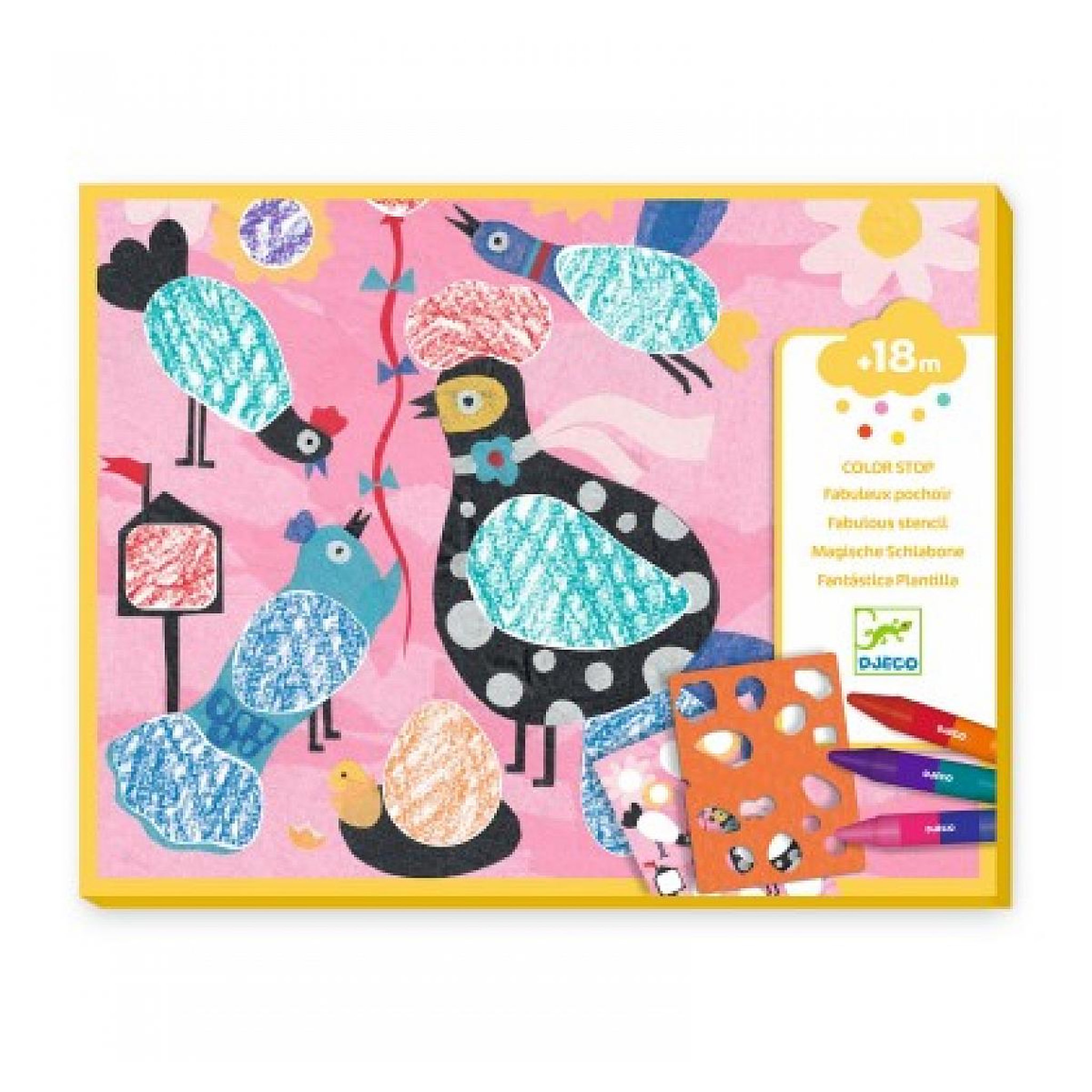 Djeco Piou piou  and  co coffret de coloriage