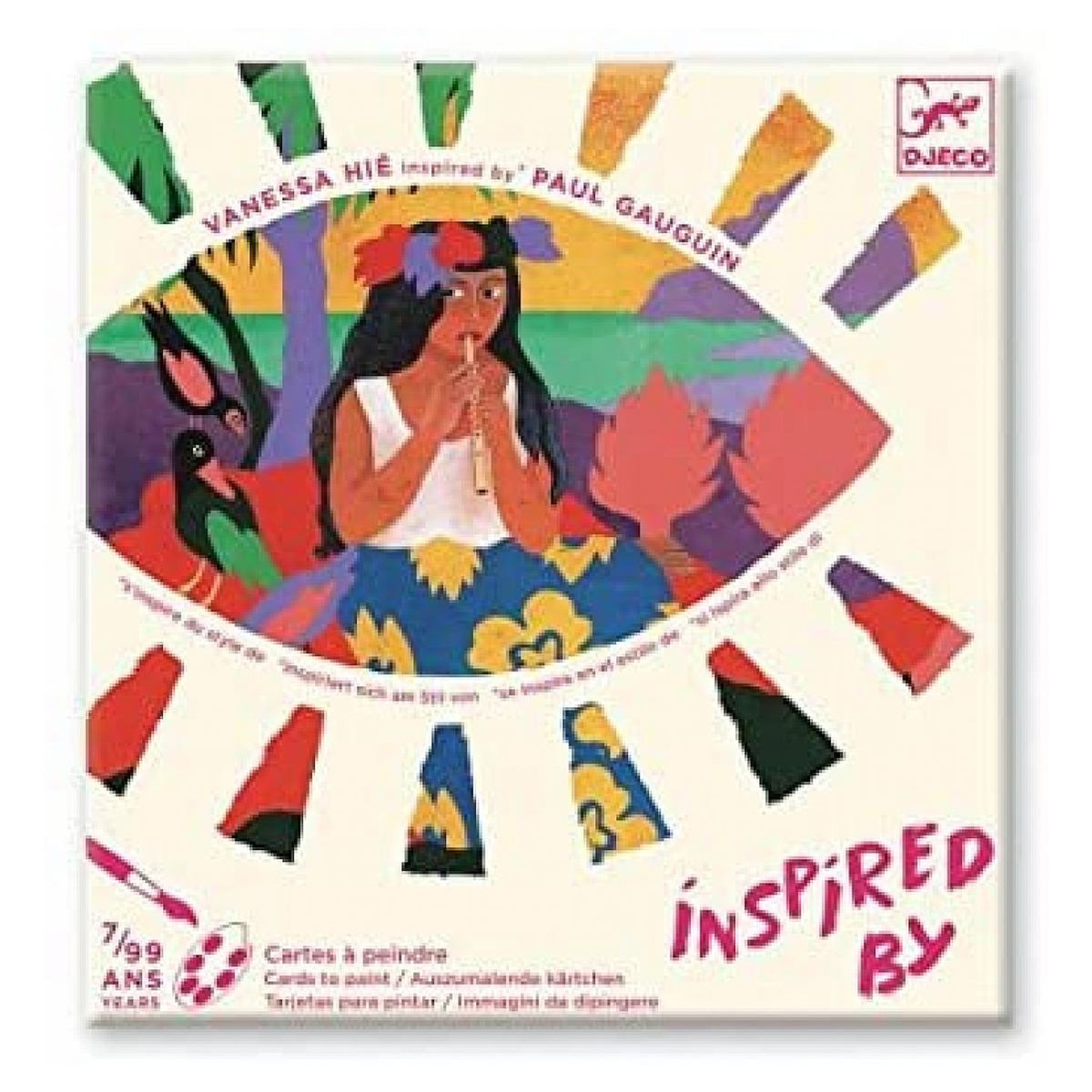 Djeco Inspired by Cartes a peindre polynesie