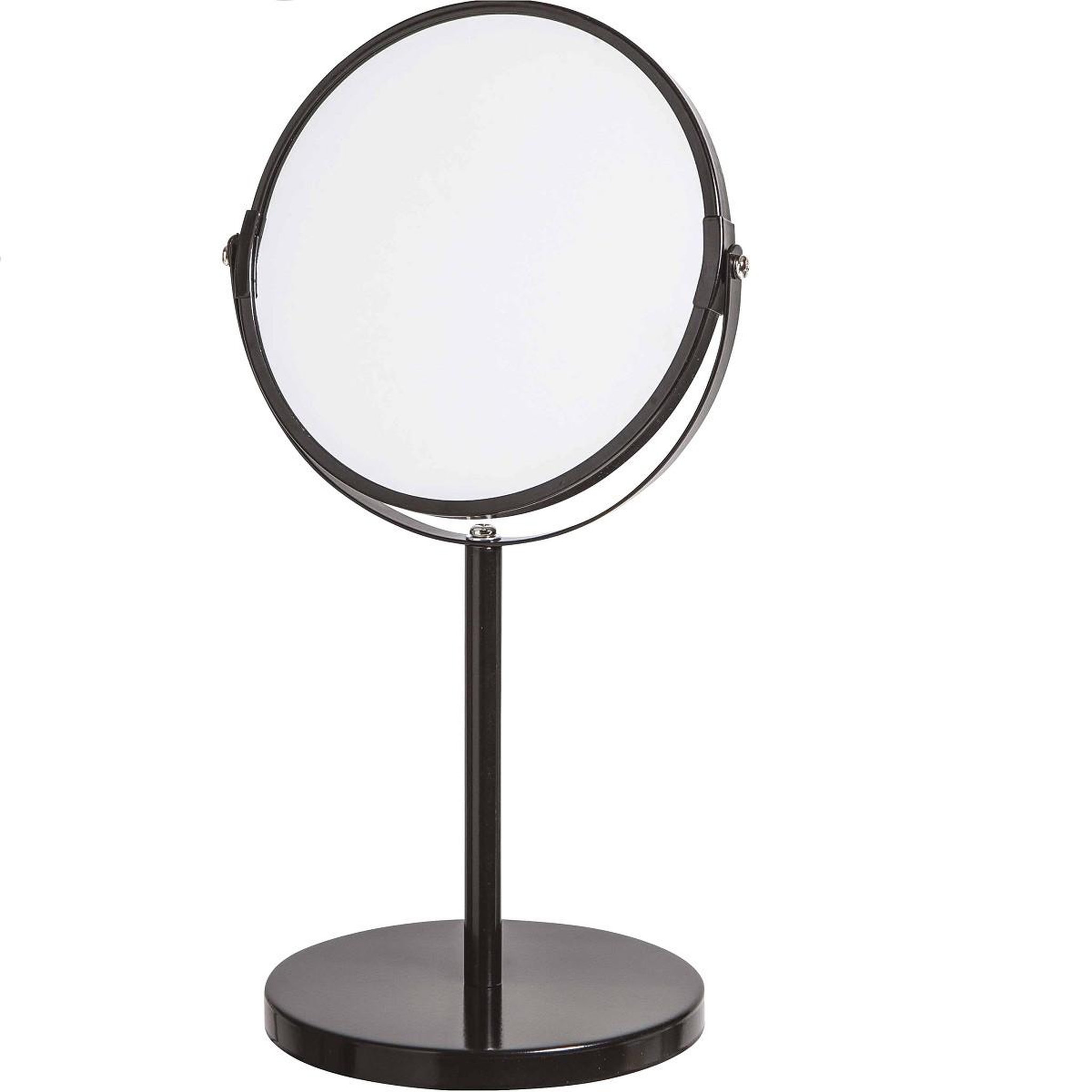 Voir la diapositive 1 : GUY LEVASSEUR Miroir grossissant en métal à poser