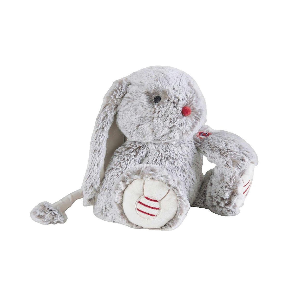 Kaloo doudou musical Leo lapin gris