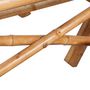 Voir la diapositive 5 : VIDAXL Table de pique-nique 115x115x81 cm Bambou