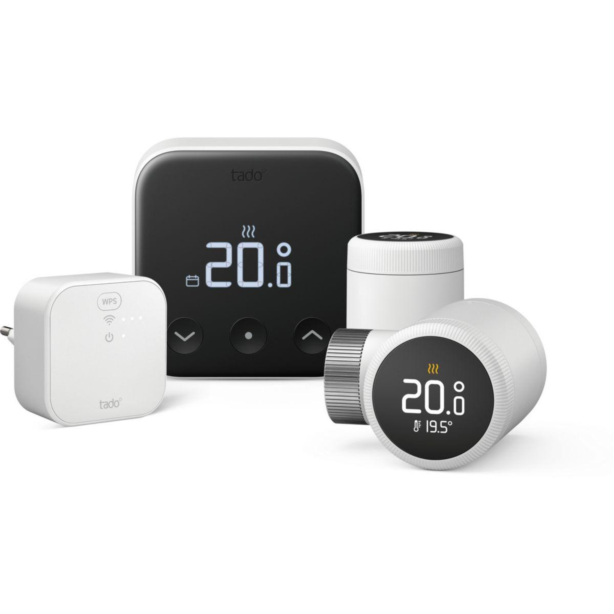 Voir la diapositive 2 : Tado Thermostat connecté Kit X filaire et 2 têtes X