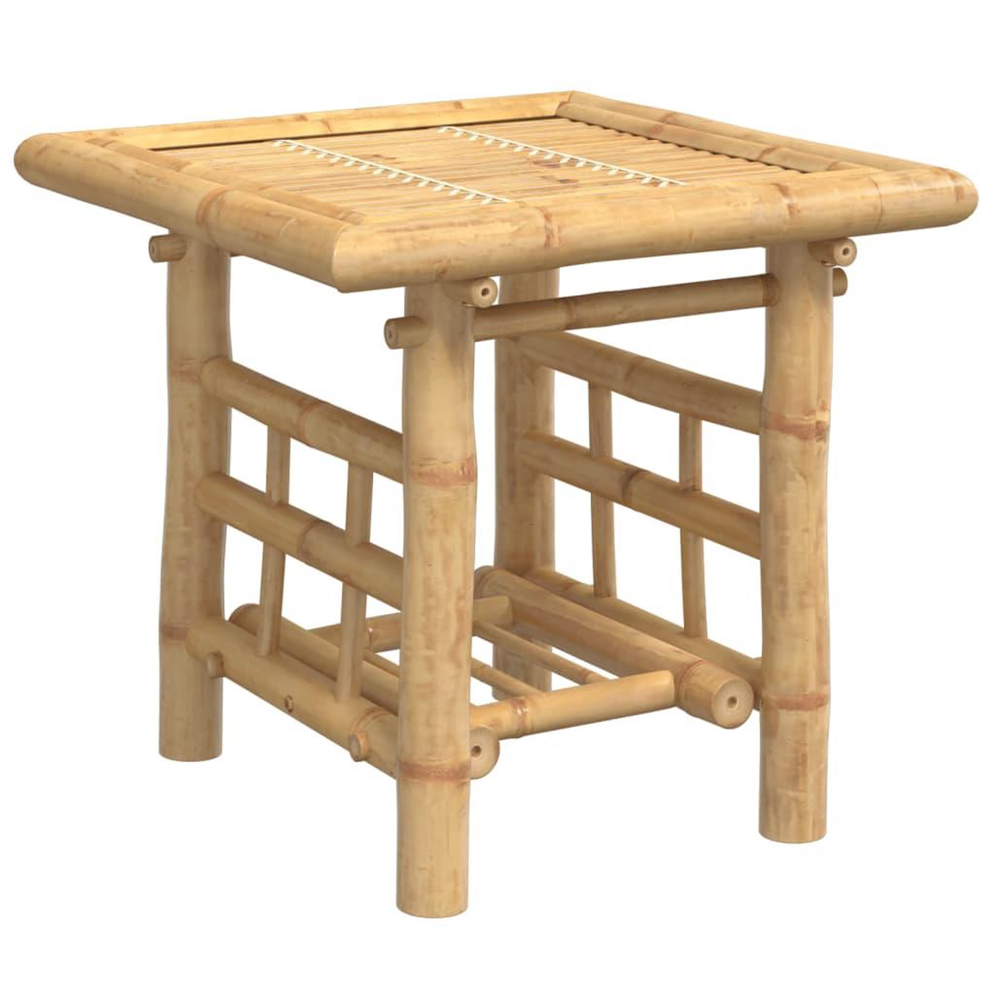 Voir la diapositive 5 : VIDAXL Table d'appoint 45x45x45 cm bambou
