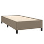 Voir la diapositive 3 : VIDAXL Cadre de lit sans matelas taupe 90x190 cm tissu