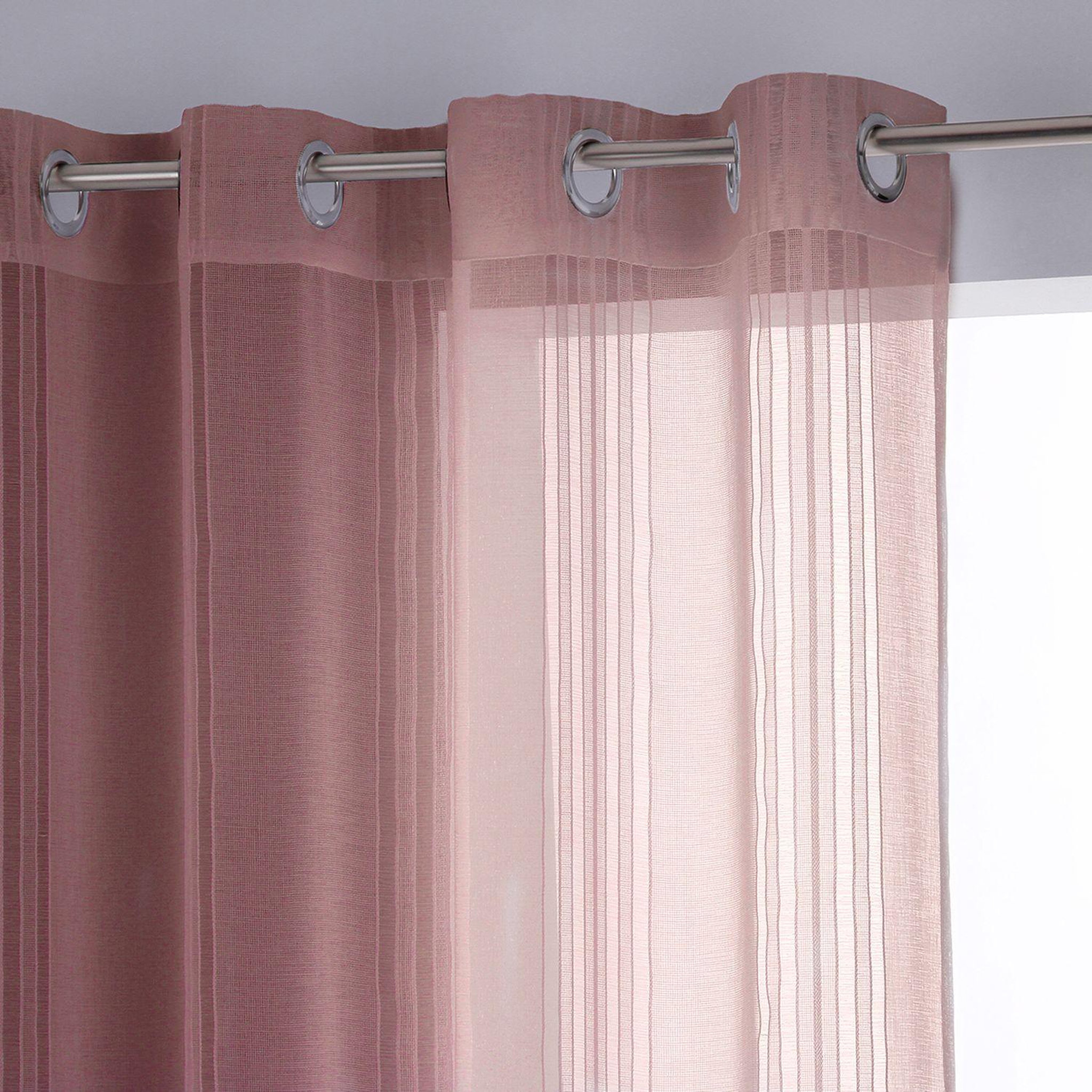 ATMOSPHERA Voilage Lisa. Coloris disponibles : Gris