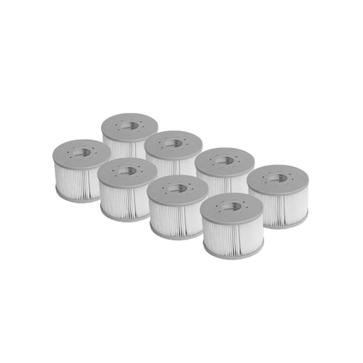 MSpa Spa rigide MSPA 6 places 4 coussins hydromassages. 8 filtres et bâche incluse 160 cm x 65 cm