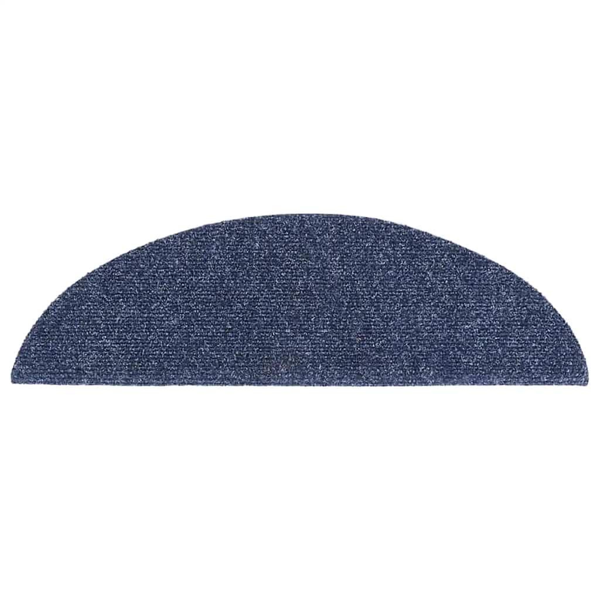 Voir la diapositive 4 : VIDAXL Tapis d'escalier auto-adhesifs 30 pcs bleu 56x17x3 cm