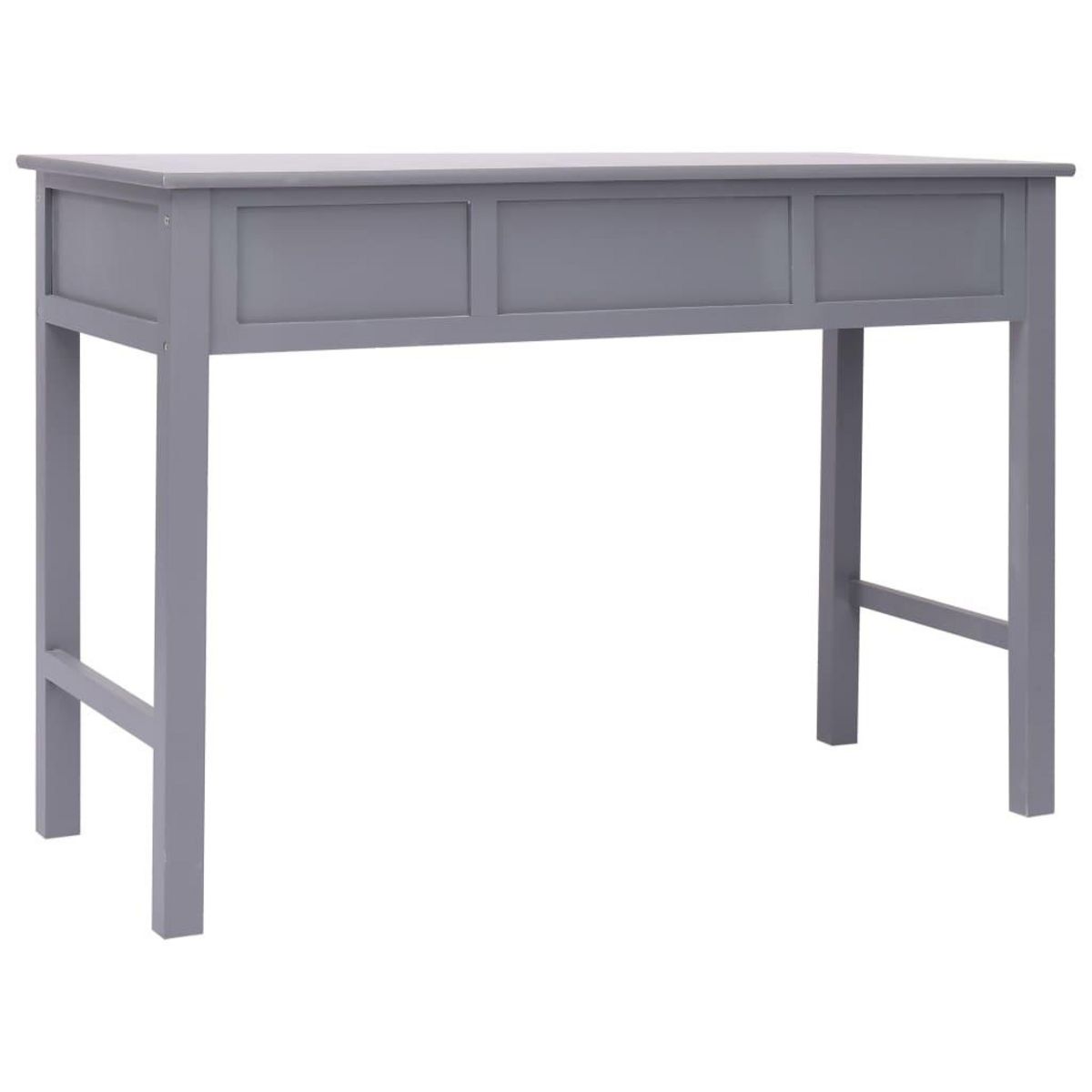 VIDAXL Bureau Gris 110 x 45 x 76 cm Bois