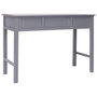 Voir la diapositive 5 : VIDAXL Bureau Gris 110 x 45 x 76 cm Bois