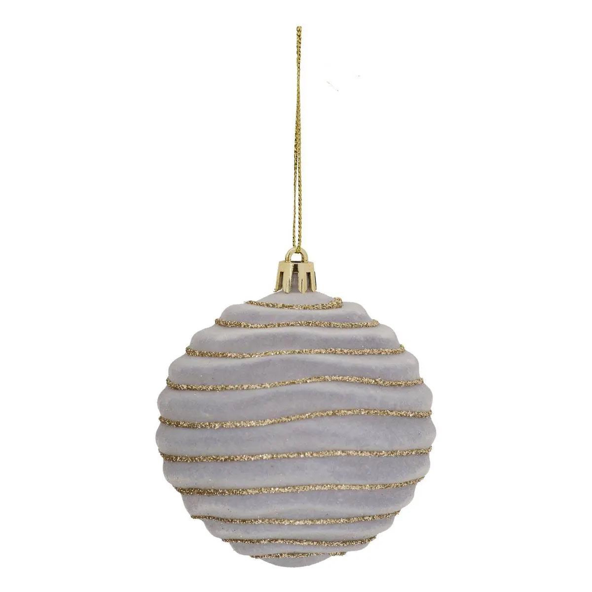 Voir la diapositive 6 : ATMOSPHERA Lot de 9 boules de noël  pailletées  8cm bleu