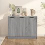 Voir la diapositive 1 : VIDAXL Buffet Sonoma gris 90,5x30x70 cm Bois d'ingenierie