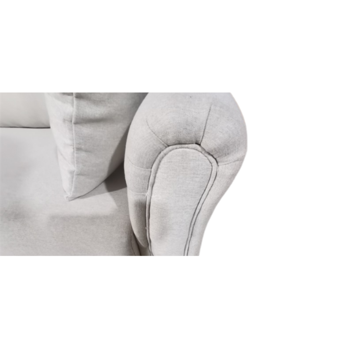 CONCEPT USINE Canapé droit design en tissu 4 places LUCERNE