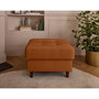 Voir la diapositive 1 : LISA DESIGN Anna - pouf en velours - pieds en bois