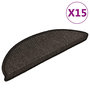Voir la diapositive 2 : VIDAXL Tapis d'escalier autocollants 15 pcs 56x17x3 cm Anthracite