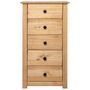 Voir la diapositive 3 : VIDAXL Buffet 46x40x89 cm Pin Gamme Panama