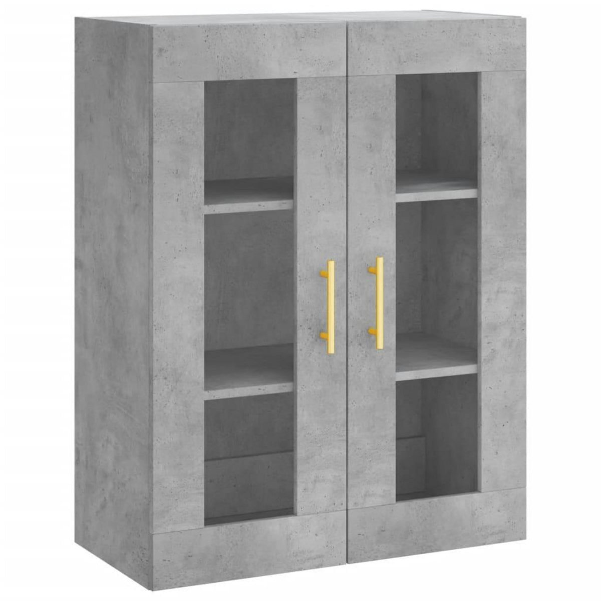 VIDAXL Armoire murale gris beton 69,5x34x90 cm