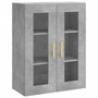 Voir la diapositive 2 : VIDAXL Armoire murale gris beton 69,5x34x90 cm